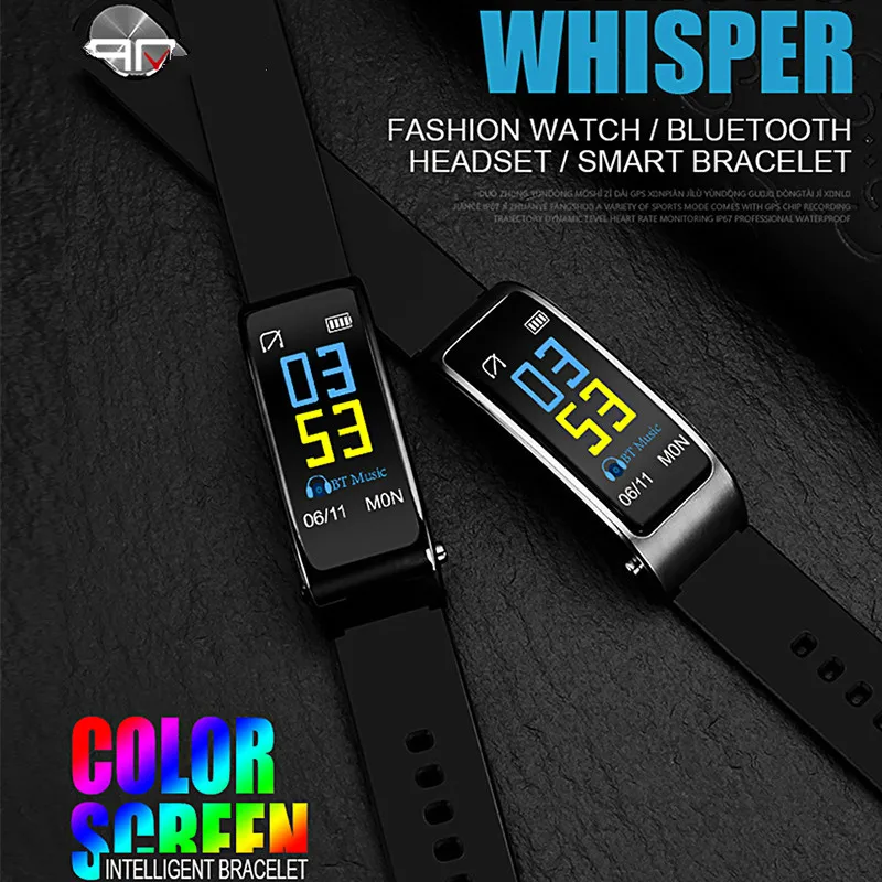 Smart Watch2020 new  Men Removable Bluetooth Earphone Touch Heart Rate Monitor Smartwatch Women Answer Call Waterproof iOS + BOX