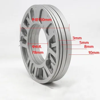 

4PCS Universal Alloy Aluminum 3mm 5mm 8mm 10mm Wheel Spacer Shims Plate 4 5 STUD For 4x100 4x114.3 5x100 5x108 5x114.3 5x120