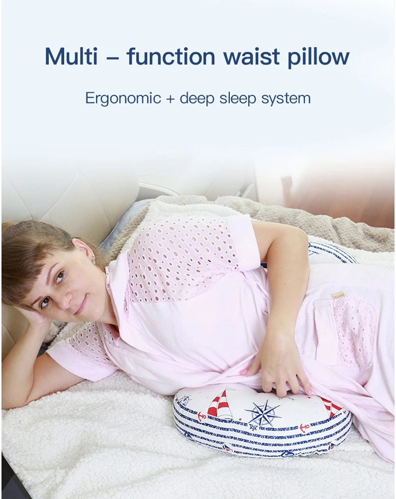 Oreiller De Grossesse A Double Cale Soutien De La Taille Et Du Ventre Doux Et Confortable Pour Dormir Sur Le Cote Aliexpress