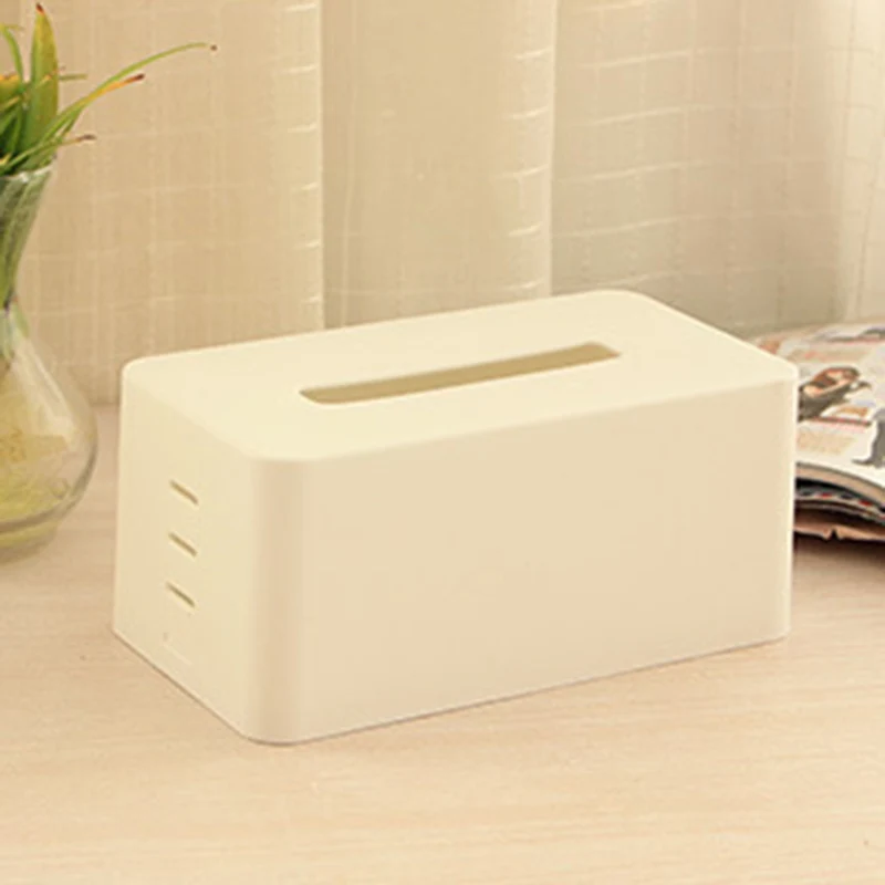 

Plastic facial tissue napkin box toilet paper dispenser case holder high quality