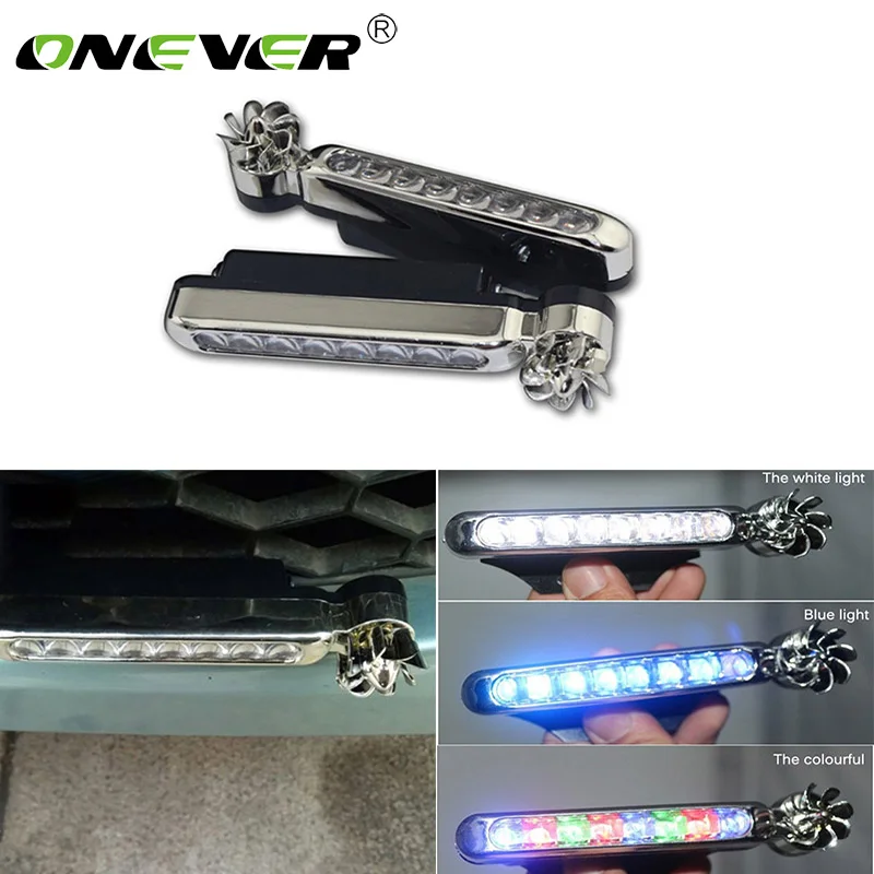 

8 LED Automatic Wind Power Wind Energy Running Lights Car Light Car Daytime Light No Need External Power Supply Headlight Lamp
