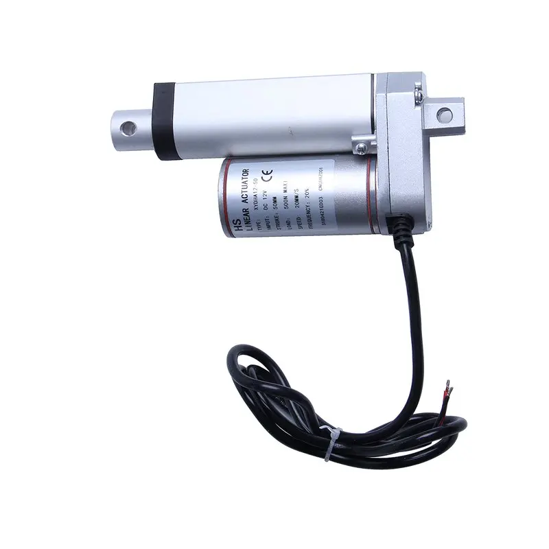 12V 500N линейный привод двигателя открывания двери сверхмощный кронштейн для подъемника