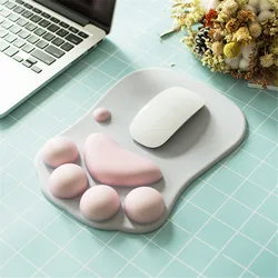 Tapis de souris Kawaii antidérapant, repose poignet, pour ordinateur portable, clavier de bureau 