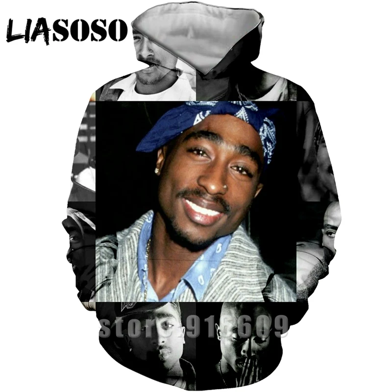 Rapper 2Pac, 3D принт, хип-хоп толстовки, Мужская Весенняя спортивная толстовка, толстовка с капюшоном, Мужская/Женская толстовка, рок пуловер, спортивные костюмы