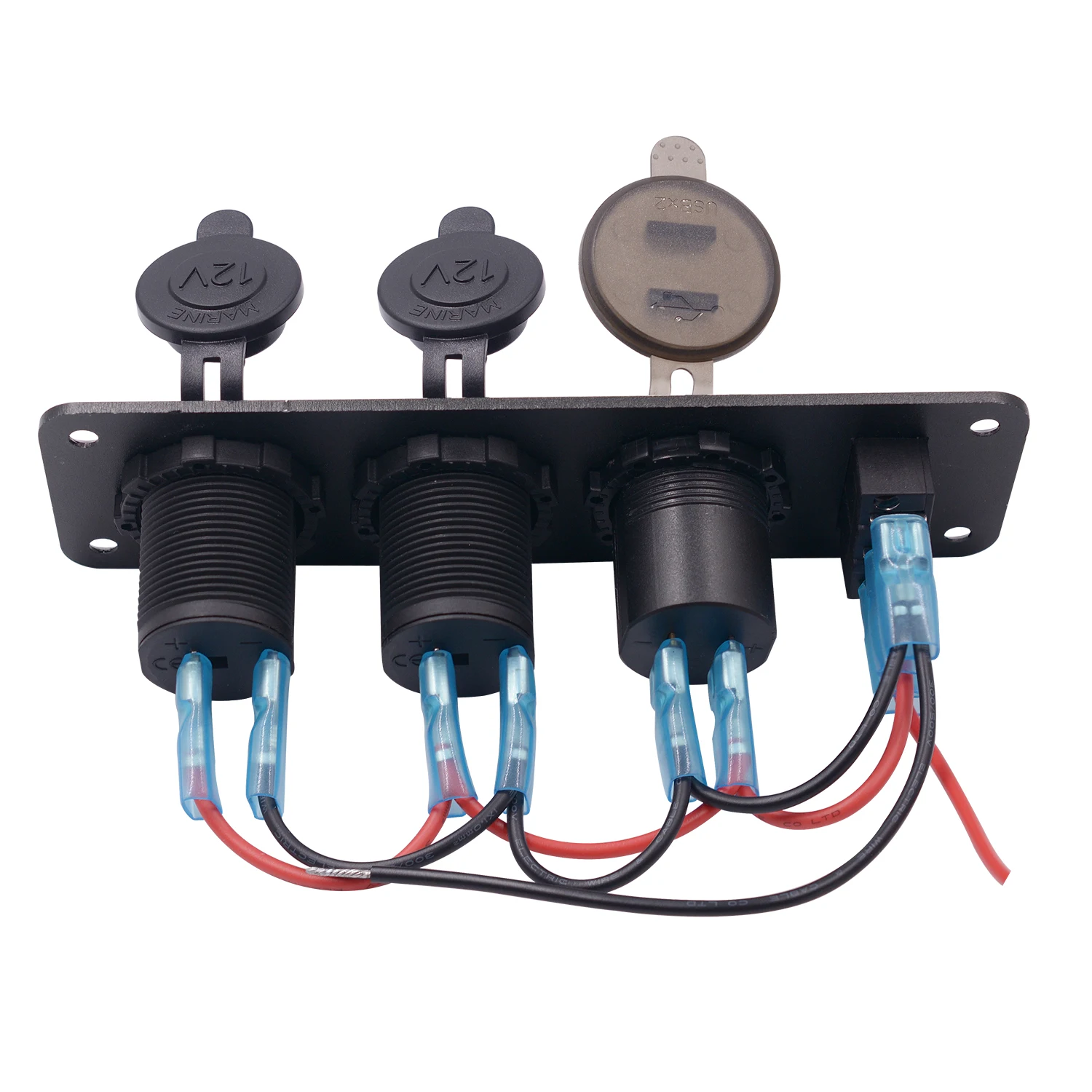 12V 4.2A автомобильное крепление 2 Порты и разъёмы USB Зарядное устройство 2/1 адаптер для зарядного устройства от прикуривателя в Зарядное устройство+ Цифровой вольтметр светодиодный автомобиль Мощность выключения