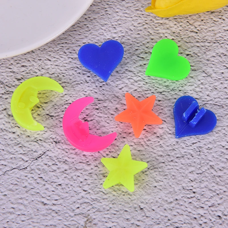 Mixed Luminous Star Bike Bicycle Wheel Spoke Beads Plastic Clip 36Pcs