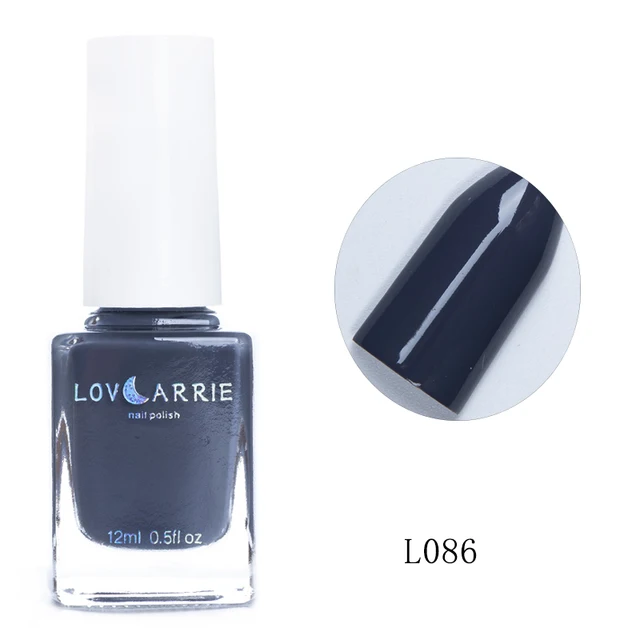 LOVCARRIE 12ML Spring Nail Polish Long Lasting Quick Dry Normal Regular Nailpolish Lacquer Varnish for Nailart L086