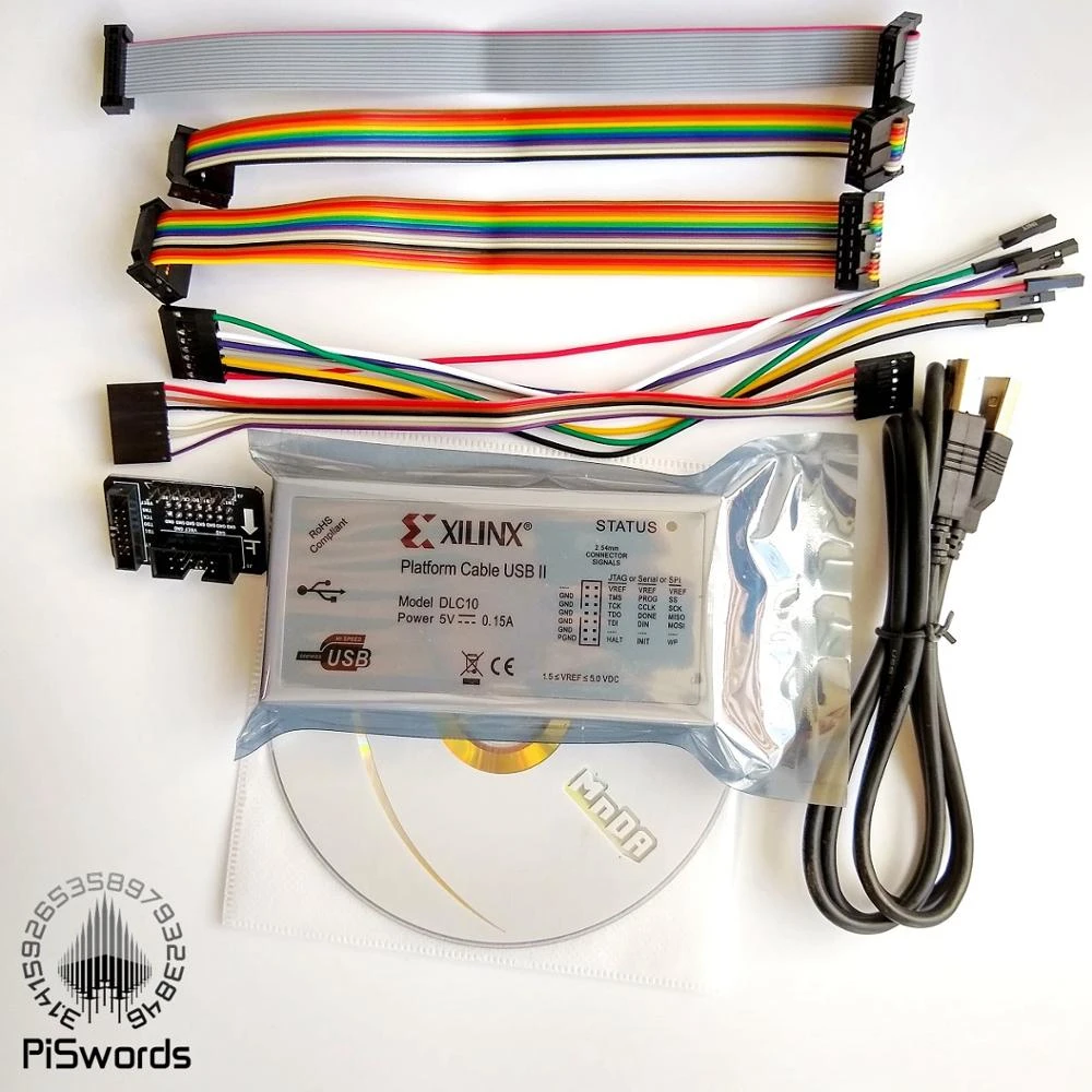 Integrated Circuits (ICs) Xilinx Platform Cable Dlc10 Usb Download Cable Jtag Programmer For