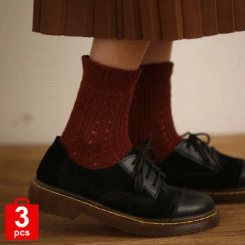 

Women's sock High Quality Autumn and winter College style Japanese retro Stocks Women Hollow lace Comfortable Mori Female socks