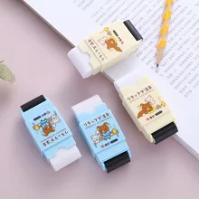

3 in 1 Multifunctional Eraser Pencil Sharpener Creative Stationery Cute Children Learning Supplies Cartoon Student Prize School