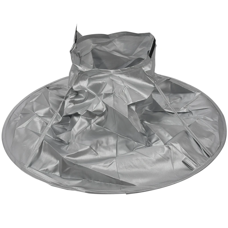 Серебристо-серая мантия плащ-зонтик Стрижка волос Парикмахерская