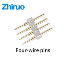 10 шт. 4 Pin коробка передач с разъем адаптера pin иглы 2-контактный 3-контактный полоски штырьковые разъемы для RGB 5050 3528 Светодиодные ленты света светодиодный аксессуары