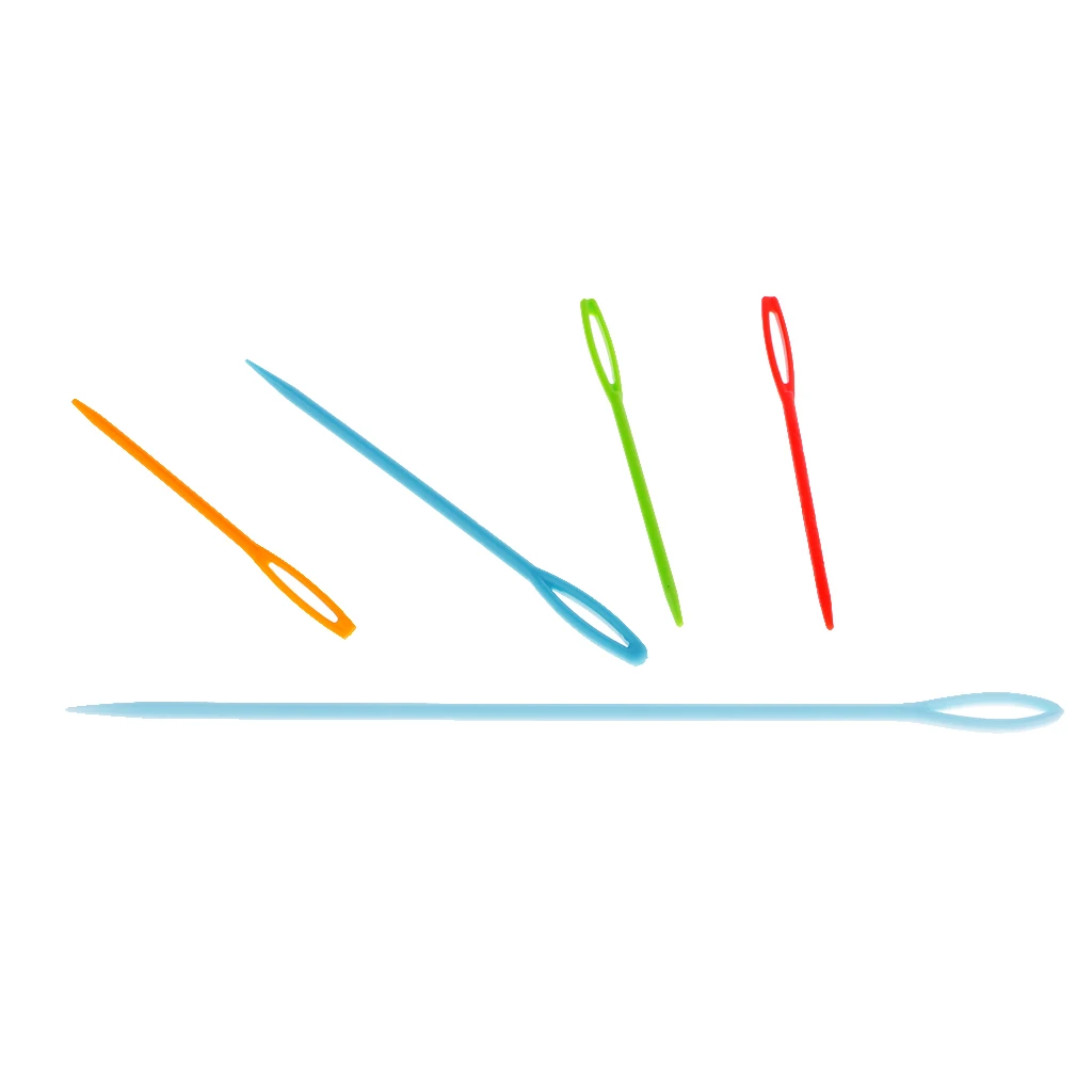 9 Pieces Colorful Plastic DIY Needles Tapestry Sewing Wool Yarn Cross Stitch Tools