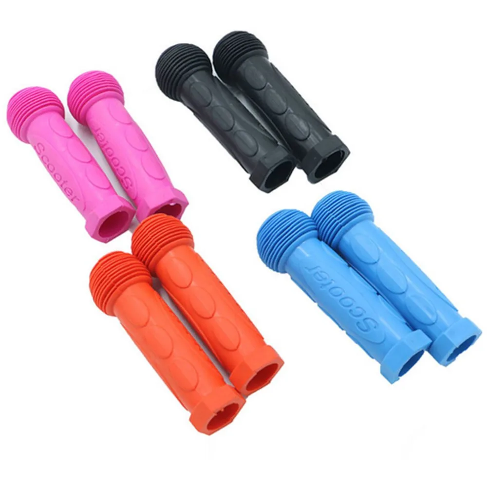 1Pair Soft Kids Bicycle Handlebar Grips Child Ice Skating Skateboard Stroller Tricycle Bicycle Grips Faucet Handle Bar Grips