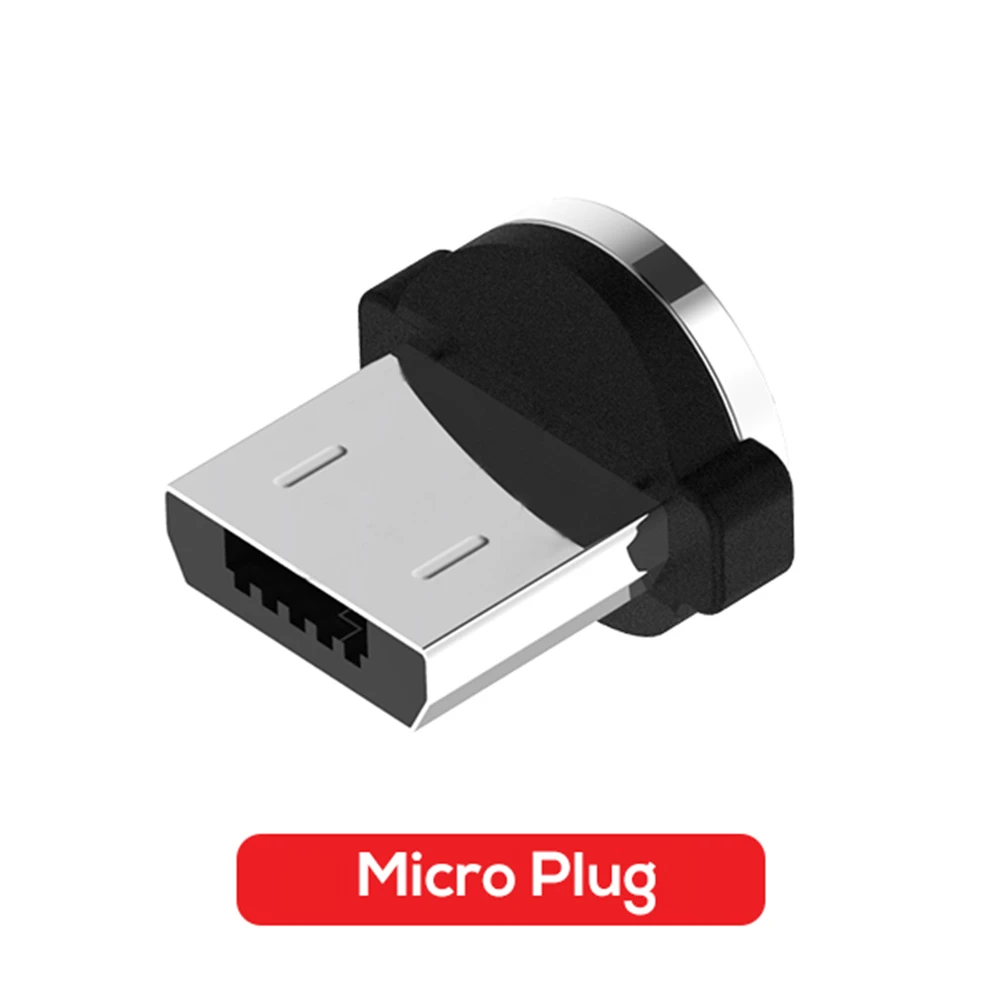 Only Plug 5А Магнитный кабель для быстрой зарядки для синхронизации данных type-C Micro USB Android шнур для samsung Mate10 S10 - Цвет: Only Plug