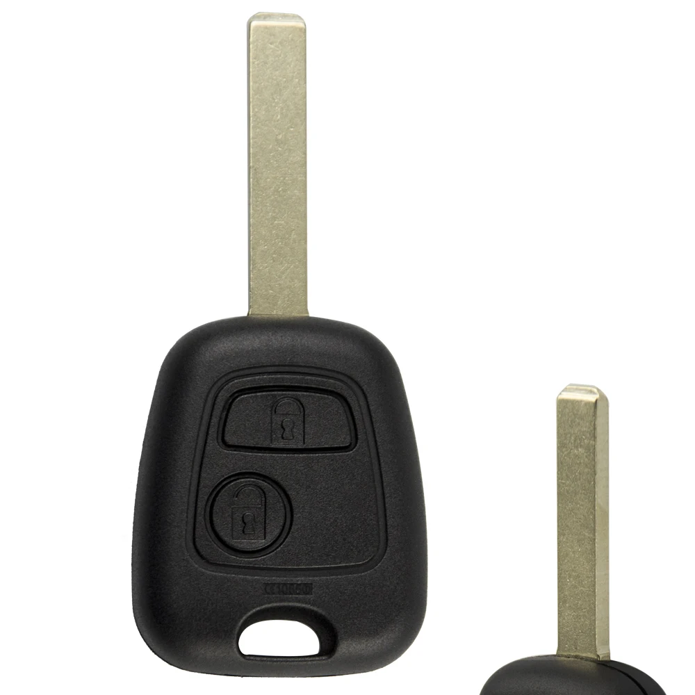 OkeyTech для Peugeot 307 Partner Citroen C4 Picasso Xsara Key заготовки VA2 Blade 2 Button 433Mhz ID46 7961 чип и
