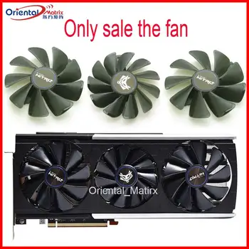 

Free Shipping FD10015M12D FDC10H12D9-C DC12V VGA Fan For Sapphire RX5700XT RX5700 RX5600 XT D6 OC Graphics Card Cooling Fan