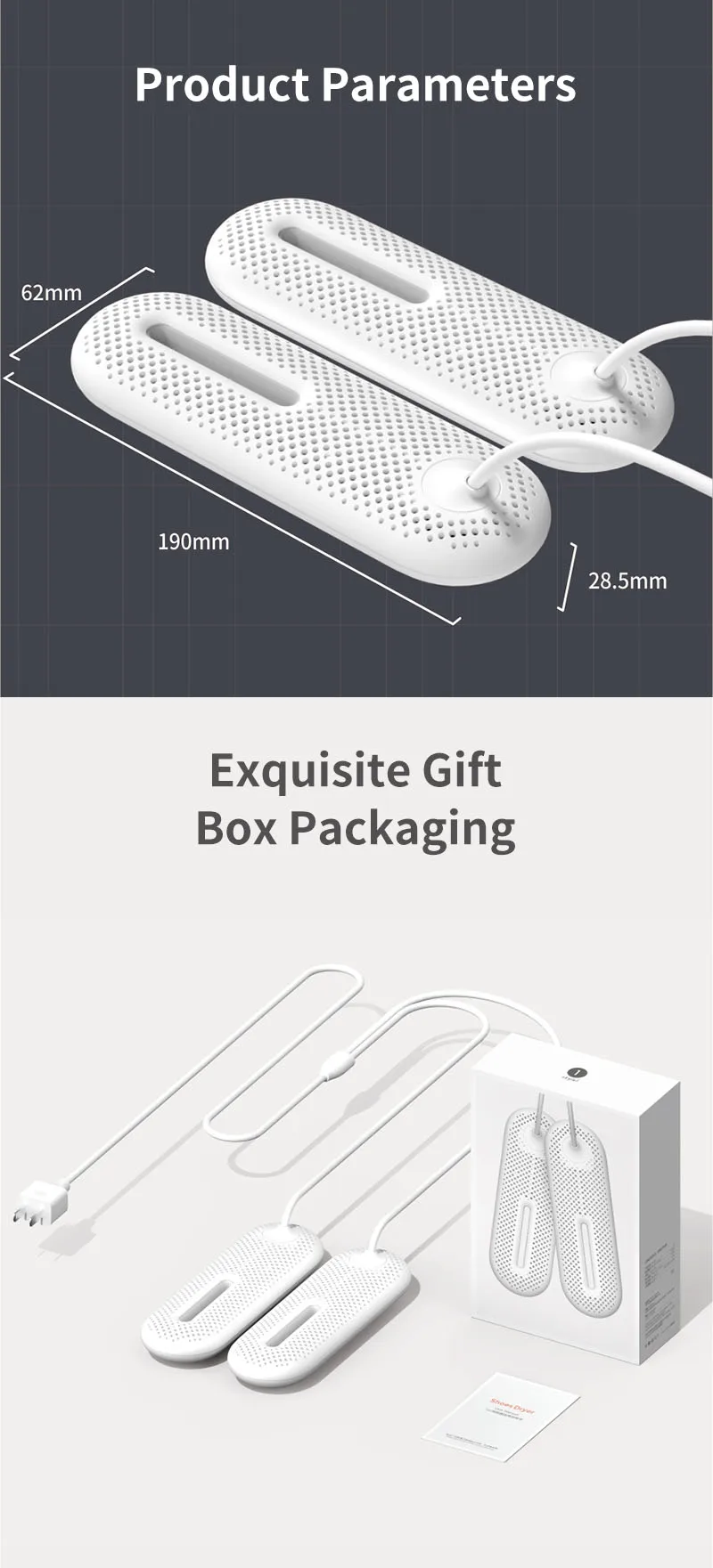 Xiaomi Youpin бытовая электрическая стерилизация сушилка для обуви ...