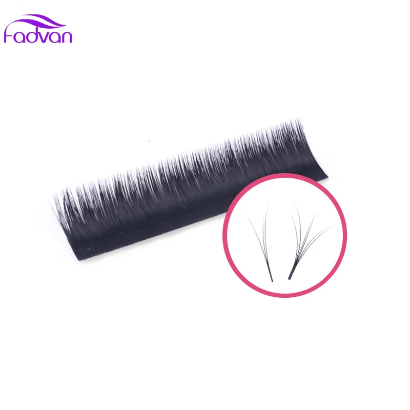 Объемные ресницы Premade Easy Fans Premade Fans Lashes 0,07 русский объем ресницы удлинение длинный стержень 9-15 мм Длина искусственная ресница