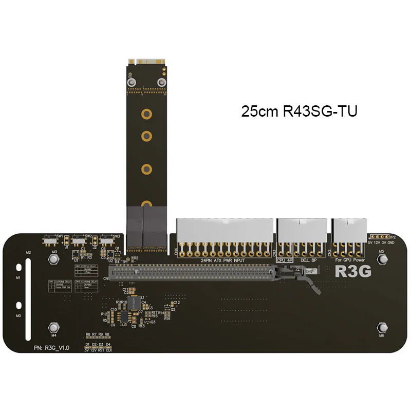 Видеокарта внешний адаптер плата удлинитель PCIe3.0x4 док-станция PUO88