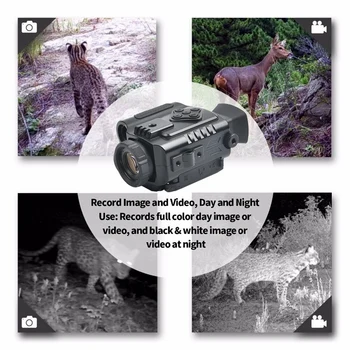 

Mini Infrared Night-Vision Monocular 5X Zoom Night-Vision Goggles 200M Distance Night Watching Observation and Digital Ir Huntin