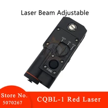 Элемент CQBL-1 страйкбол M600 фонарик полный ЧПУ алюминиевый водонепроницаемый красный лазерный луч Регулируемый Оружие Огни пистолет оружие