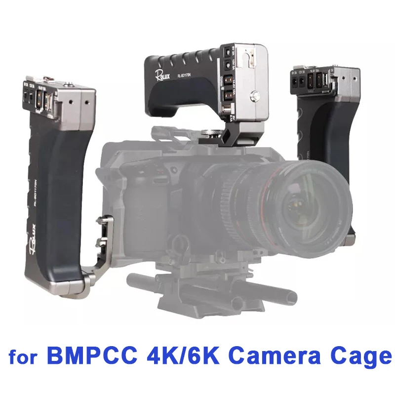 ROLUX RL BD1170N ручка Батарея для Bmpcc 4K 6K Камера клетка Питание Топ Ручка против