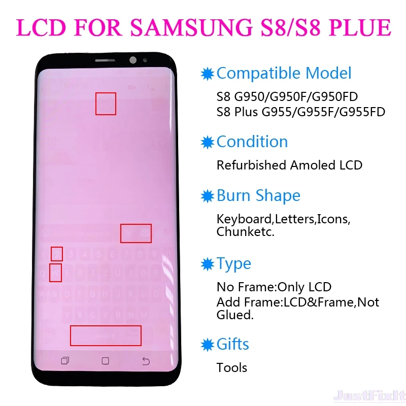 Original For Samsung S8 S8 Plus G950 G950F G950u