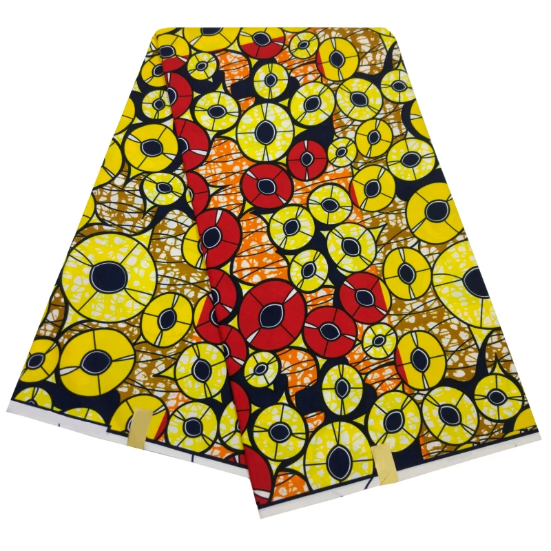 

Ankara Celebrate Character Print Fabric Wax 6 Yards New Kwanzaa Fashion Batik Textiles For Lady