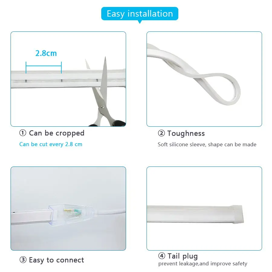 Led Strip 12V Waterproof 2835 120Ledm Ribbon Led Neon Light Strip 12V IP67 WhiteWarm White Red Green Blue Pink Yellow Led Tape (12)