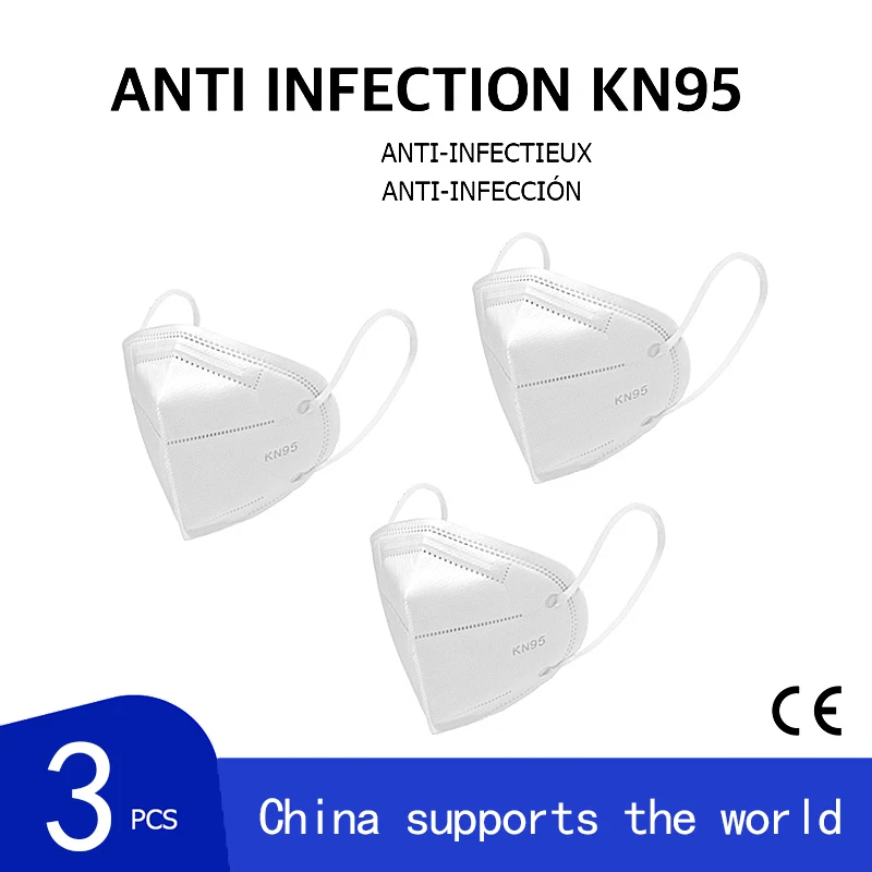 

KN95 Antiviral Anti Virus Face Mask PM2.5 Surgical Bacteria Virus Proof Face Masks