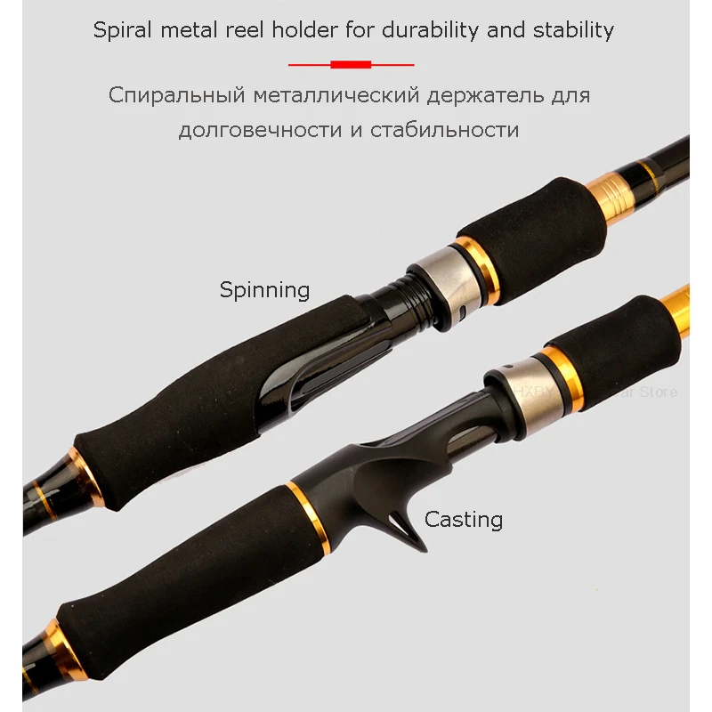 Carbon Spinning Casting Telescopic Lure Fishing Rod Sea 2.4M 2.7M 1.8M 2.1M Short Portable Fishing Pole Rod M Power Ultra Light