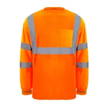 Защитная Рубашка высокая видимость защитная Рабочая Рубашка дышащая рабочая одежда Светоотражающая рабочая одежда для мужчин