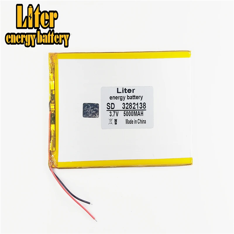 3282138 3 7 V 5000mAh 9 inch 10 1 Tablet PC Battery для plug полимерная литий ионная аккумуляторная