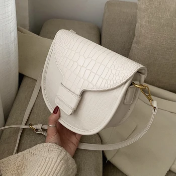 

Stone Pattern PU Leather Crossbody Bags For Women 2020 Fashion Shoulder Messenger Bag Lady Sac A Main Female Travel Handbags