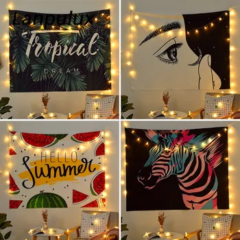

Lanpulux Planetary Backdrop Night Light Star Hanging Cloth Girl Bedroom Romantic Starry Sky Planisphere Ins Decoration Lamp