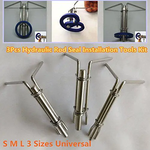 Studyset 3pcs/set Hydraulic Cylinder Piston Rod Seal Up U-cup Installation Tool boost controller
