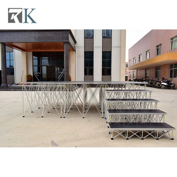 

Dual load 1m*1m platform portable smart stage 100cm high riser for concert wedding event
