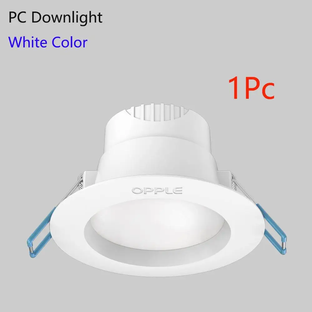 Xiaomi Opple светодиодный светильник 3 Вт угол 120 градусов светильник ing белый светильник и теплый потолочный встраиваемый светильник для дома и офиса - Цвет: white color 1pc