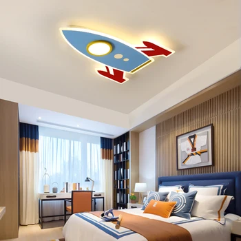 

Plane Modern led ceiling chandelier lights for bedroom Children kids room AC85-265V led chandelier lustre para sala fixtures