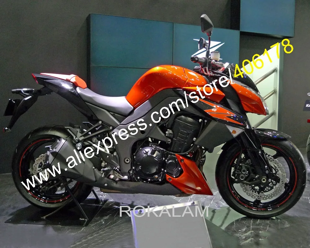 

Канавки для Kawasaki Z1000 2010-2013 Z 1000 10 11 12 13, черные мотоциклетные обтекатели, Комплект запчастей (литьё под давлением)