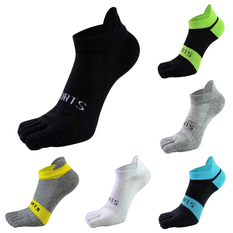 

Men's Low To Help Outdoor Sports Socks Non-slip Five Finger Socks