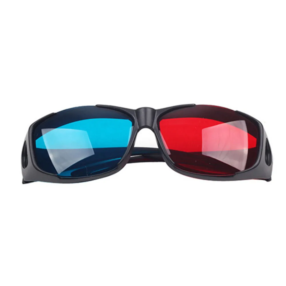 2pcs DVD Vision Dimensional Anaglyph Universal Virtual Red Blue Movie Cinema Game Fashion TV Easy Wear Ultra Clear 3D Glasses