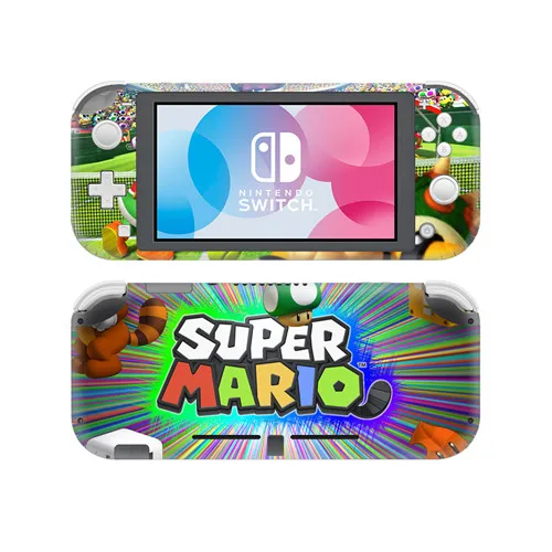 YSNSL0177 Супер Марио наклейка на кожу для nintendo Switch Lite консоль и контроллер протектор Joy-con переключатель Lite наклейка на кожу - Цвет: YSNSL0177