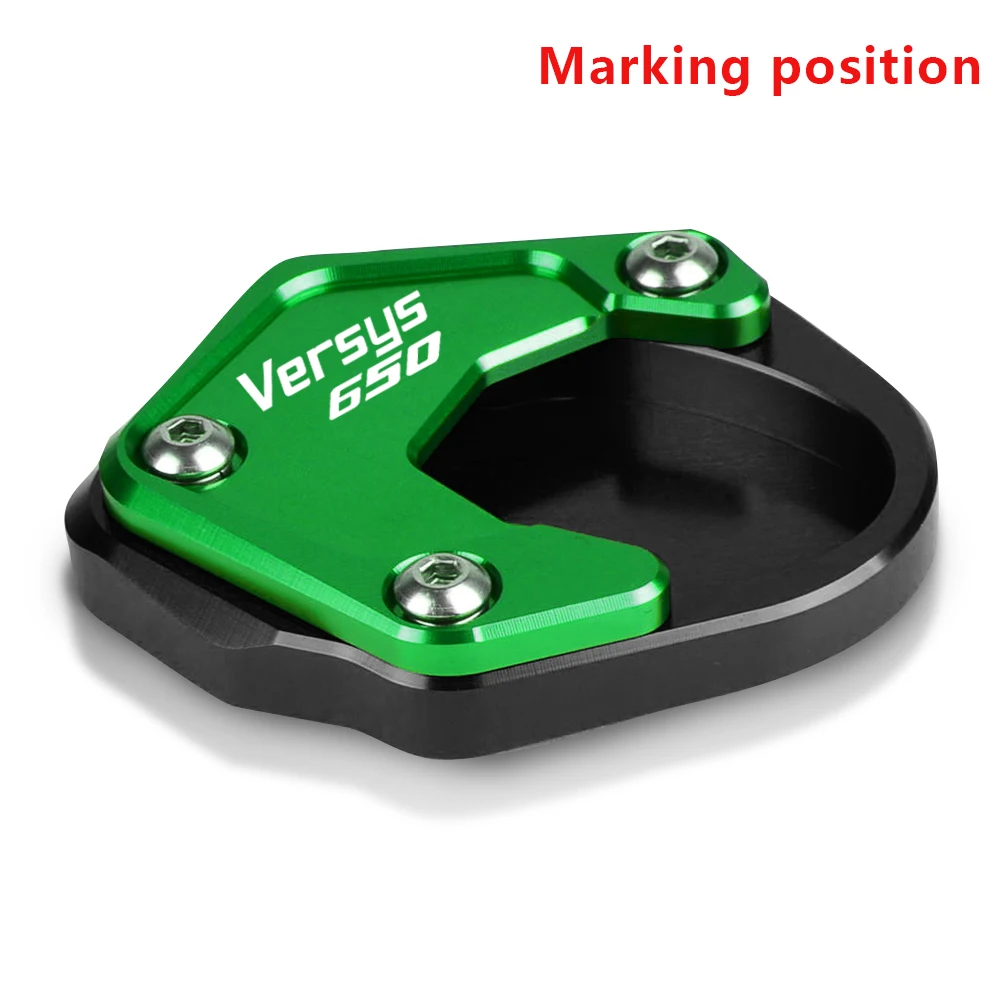 Side Stand Enlarge Kickstand Fit For KAWASAKI VERSYS650 VERSYS 650 2010-2019 2018 Motorcycle Accessories Sidestand Foot Enlarger