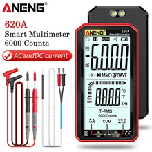 ANENG 620A Digital Smart Multimeter Transistor Testers 6000 Counts True RMS Auto Electrical Capacitance Meter Temp Resistance