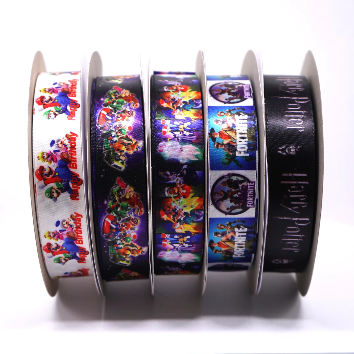 

Free shipping 50 yard cartoon printed grosgrain ribbon 30006