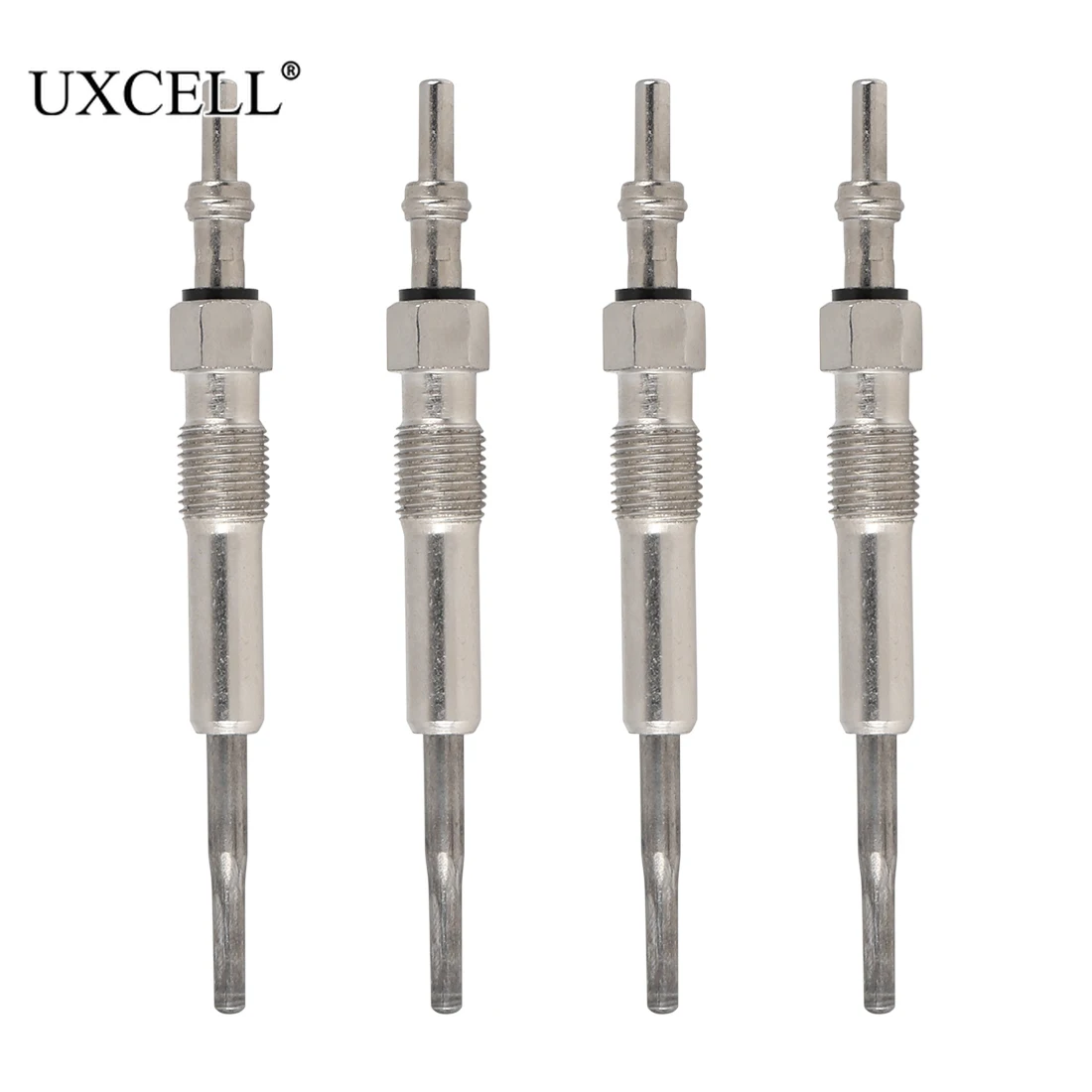 para coche Encendido y accesorios Bujía incandescente del calentador de 4 piezas 7700100558 Bujía incandescente repuesto ampliamente utilizada Calentador diésel Bujía incandescente para Renault Kangoo Trafic Metal pl