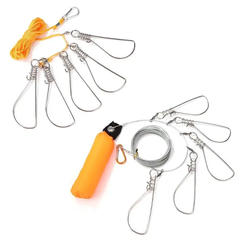 

5m Fishing Lock Buckle Live Fish Lure Locks Belt Buoyancy Fishing Stringer