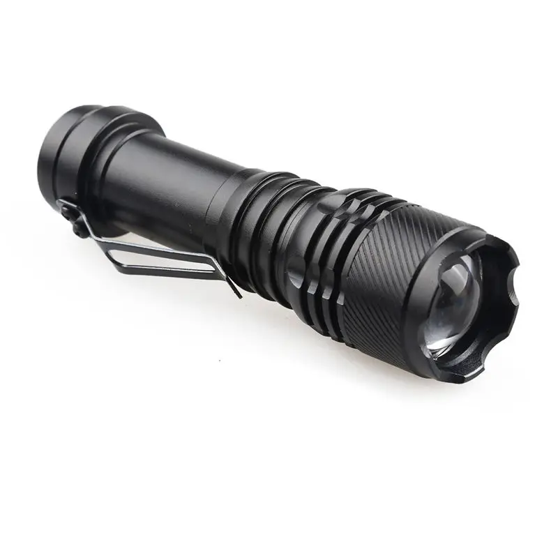 SKYWOLFEYE 2000LM CREE Q5 AA/14500 3 режима масштабируемый светодиодный фонарик Супер Открытый Дорожный светильник фонарик#2A09